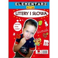 Elementarz 4-7 lat. Litery i słowa - okładka książki