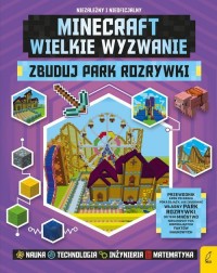 Minecraft Zbuduj park rozrywki - okładka książki