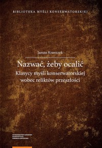 Nazwać żeby ocalić. Klasycy myśli - okładka książki