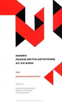 Słownik polskiej krytyki artystycznej - okładka książki