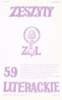 Zeszyty literackie 59 3/1997 - okładka książki
