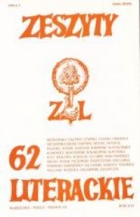 Zeszyty literackie 62 2/1998 - okładka książki