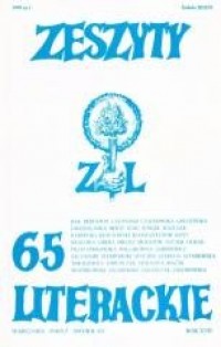 Zeszyty literackie 65 1/1999 - okładka książki
