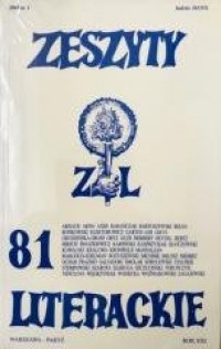 Zeszyty literackie 81 1/2003 - okładka książki