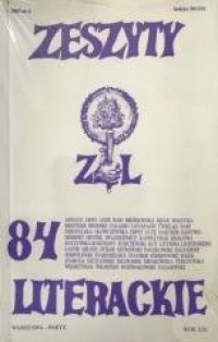Zeszyty literackie 84 4/2003 - okładka książki