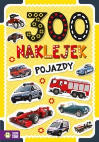300 naklejek Pojazdy - okładka książki