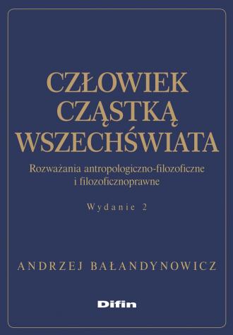 Człowiek cząstką wszechświata. - okładka książki