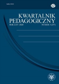 Kwartalnik Pedagogiczny 3/2020 - okładka książki