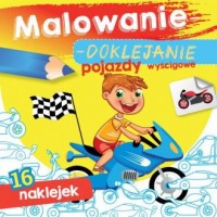 Malowanie-doklejanie. Pojazdy wyścigowe - okładka książki