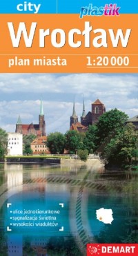 Plan miasta Wrocław 1:20 000 DEMART - okładka książki