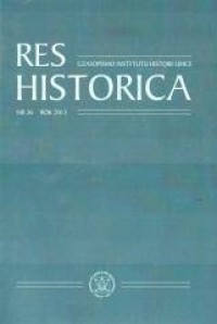 Res Historica. Tom 36 - okładka książki