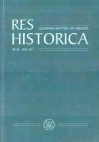 Res Historica. Tom 44 - okładka książki
