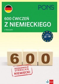 600 ćwiczeń z niemieckiego - okładka podręcznika