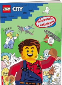 LEGO(R) City. Kolorowanka z naklejkami - okładka książki