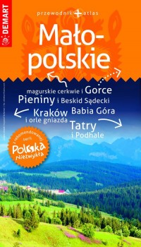 Małopolskie przewodnik + atlas - okładka książki