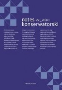 Notes 22_2020 konserwatorski - okładka książki