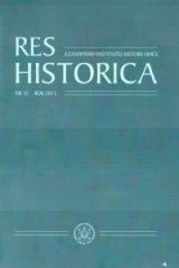 Res Historica. Tom 35 - okładka książki