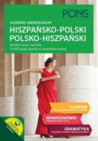 Słowni uniwersalny hiszpańsko-polski - okładka podręcznika