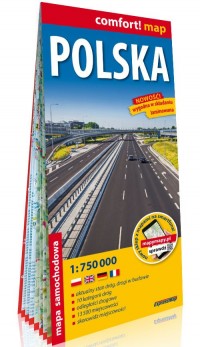 Comfort! map Polska 1:750 000 - okładka książki