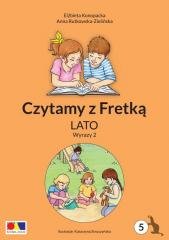 Czytamy z Fretką cz. 5. Lato. Wyrazy - okładka książki
