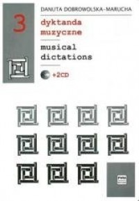 Dyktanda muzyczne cz. 3 + 2 CD - okładka podręcznika