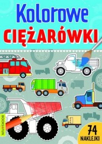 Kolorowe ciężarówki - okładka książki