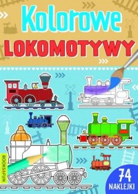 Kolorowe lokomotywy - okładka książki