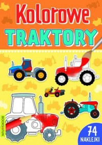 Kolorowe traktory - okładka książki