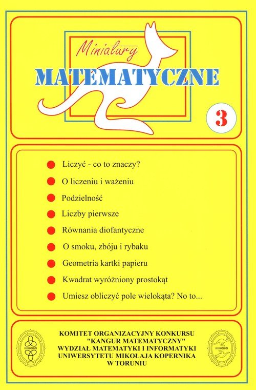 Miniatury matematyczne cz. 3 - okładka książki
