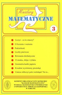 Miniatury matematyczne cz. 3 - okładka książki