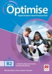 Optimise B2 Digital SB + WB + online - okładka podręcznika