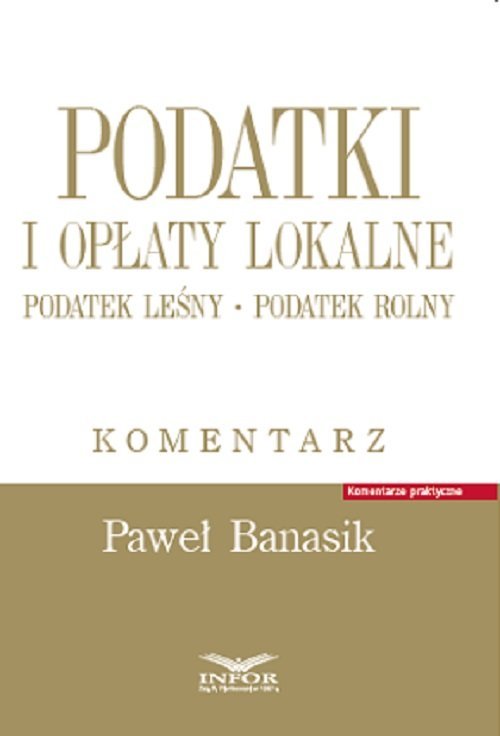 Podatki i opłaty lokalne. Podatek - okładka książki
