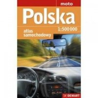 Polska - atlas samochodowy 1:500 - okładka książki