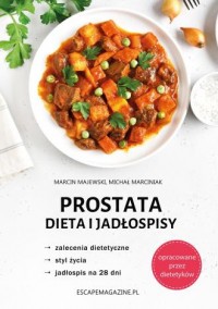 Prostata Dieta i jadłospisy - okładka książki