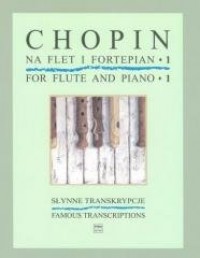 Słynne transkrypcje na flet i fortepian - okładka książki