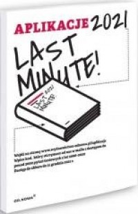 Aplikacje Last Minute 2021 - okładka książki