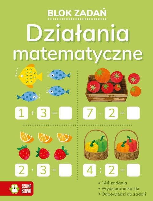 Blok zadań. Działania matematyczne - okładka książki