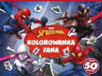 Kolorowanka fana. Marvel Spider-Man - okładka książki