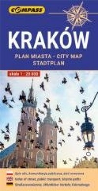 Kraków - plan miasta 1:20 000 - okładka książki