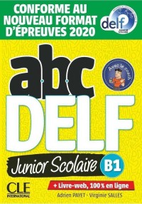 ABC DELF Junior Scolaire B1 książka - okładka podręcznika