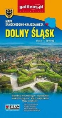 Dolny Śląsk - mapa - okładka książki