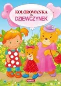 Kolorowanka dla dziewczynek - okładka książki