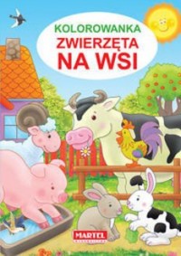 Kolorowanka Zwierzęta na wsi - okładka książki