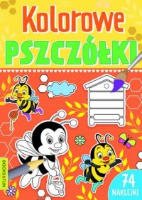 Kolorowe pszczółki - okładka książki