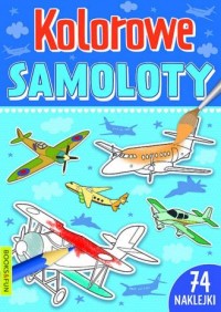 Kolorowe samoloty - okładka książki