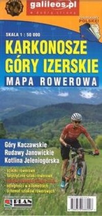 Mapa rowerowa - Karkonosze i góry - okładka książki