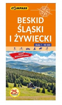 Mapa tur. - Beskid Śląski i Żywiecki - okładka książki
