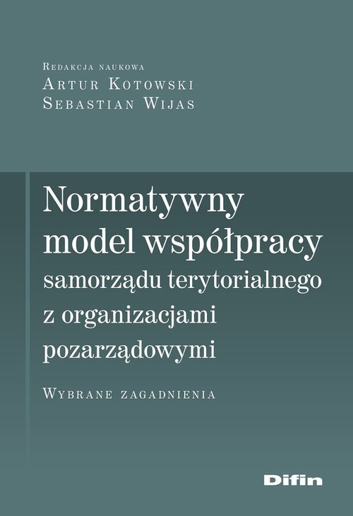 Normatywny model współpracy samorządu - okładka książki