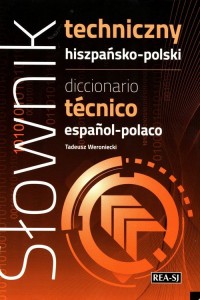 Słownik techniczny hiszpańsko-polski - okładka książki