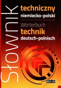 Słownik techniczny niemiecko-polski - okładka książki
